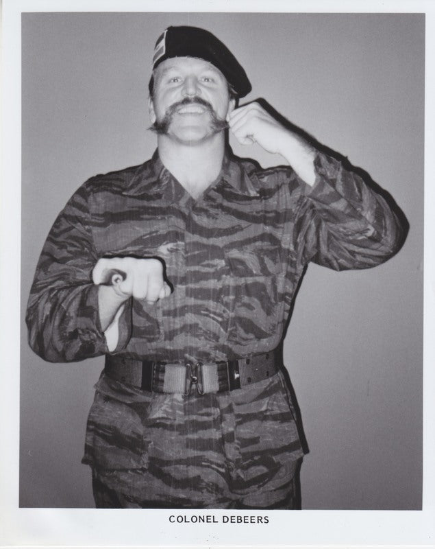 1980's AWA Colonel DeBeers Promo Photo PWcatalog