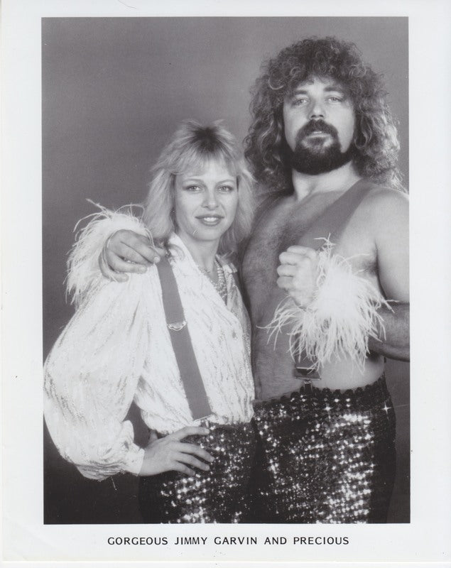 1980's AWA Gorgeous Jimmy Garvin Precious Promo Photo PWcatalog
