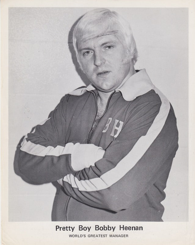 1970's AWA Pretty Boy Bobby Heenan Promo Photo PWcatalog