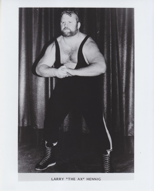 1980's AWA Larry "The Ax" Hennig Promo Photo PWcatalog