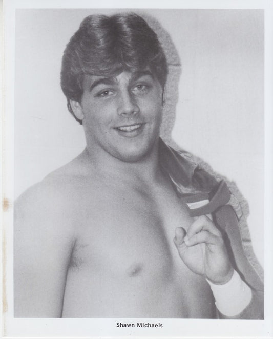 1986 AWA Shawn Michaels "True Rookie" Promo Photo