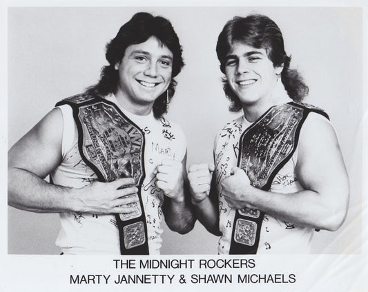 1987 AWA TAG TEAM CHAMPIONS Midnight Rockers Vintage Promo Photo
