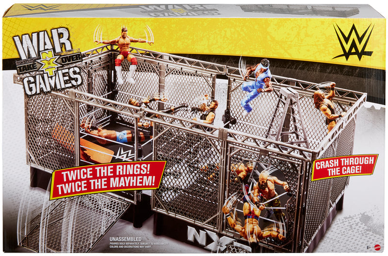 WWE Mattel NXT Takeover Wrestling Rings & Playsets: War Games Action & Toy Figures PWcatalog