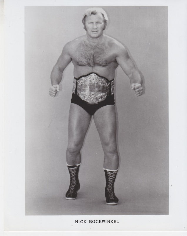 1980's AWA CHAMPION Nick Bockwinkel Promo Photo PWcatalog