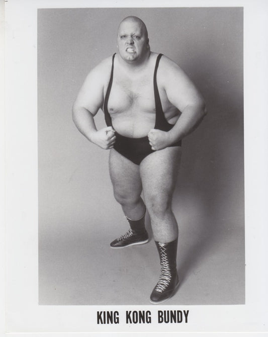 1980s AWA King Kong Bundy Promo Photo