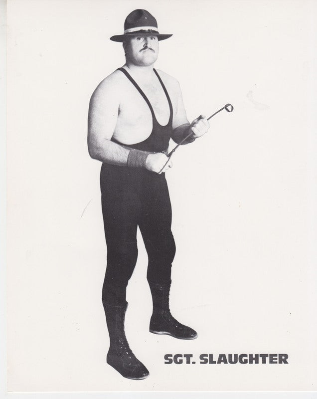 1980's WWWF Sgt. Slaughter Promo Photo PWcatalog