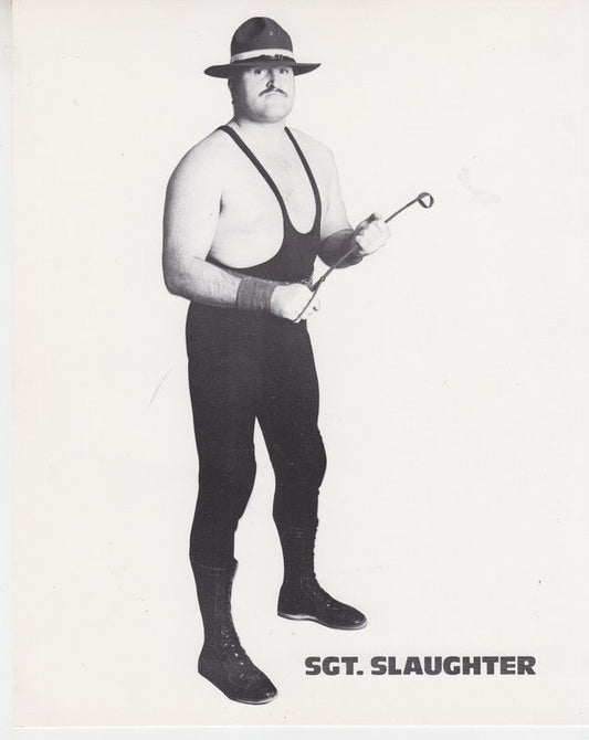 1980's WWWF Sgt. Slaughter Promo Photo PWcatalog