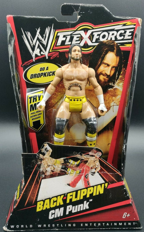 WWE Mattel Flex Force 1 Back Flippin' CM Punk Action & Toy Figures PWcatalog