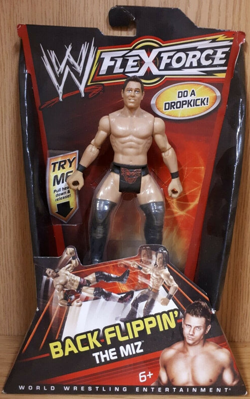 WWE Mattel Flex Force 2 Back Flippin' The Miz Action & Toy Figures PWcatalog