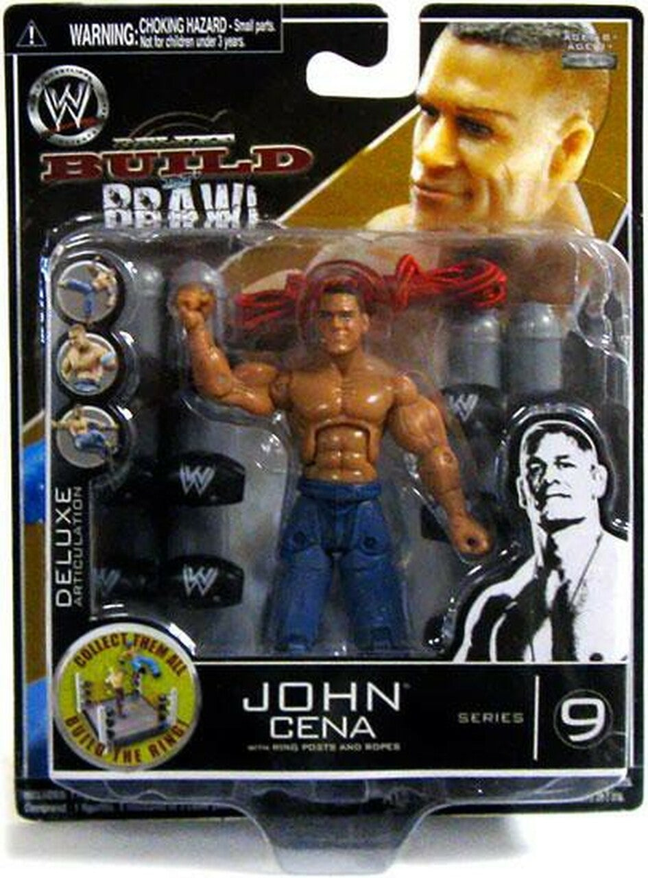 WWE Jakks Pacific Deluxe Build 'N' Brawl 9 John Cena Action & Toy Figures PWcatalog
