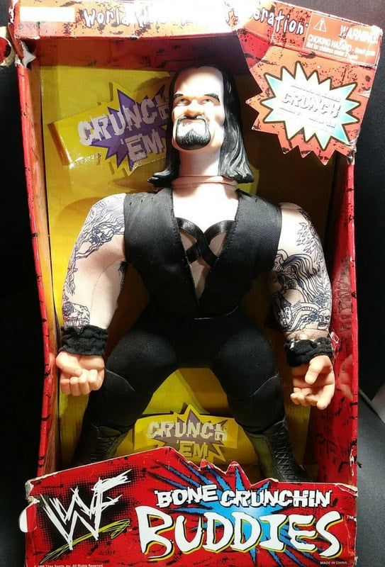 1999 WWF Jakks Pacific Bone Crunchin' Buddies Series 2 Undertaker Action & Toy Figures PWcatalog