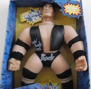 1999 WWF Jakks Pacific Bone Crunchin' Buddies Series 3 The Rock Action & Toy Figures PWcatalog
