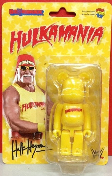WWE Medicom Toy Be@rbrick 1 Hulkamania Action & Toy Figures PWcatalog