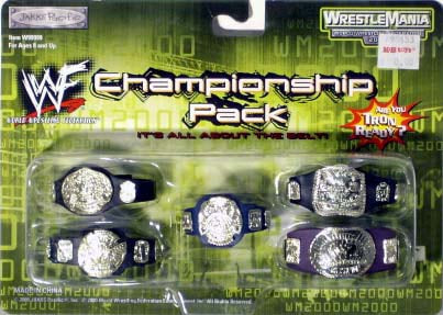 2000 WWF Jakks Pacific Grapple Gear Championship Pack Action & Toy Figures PWcatalog