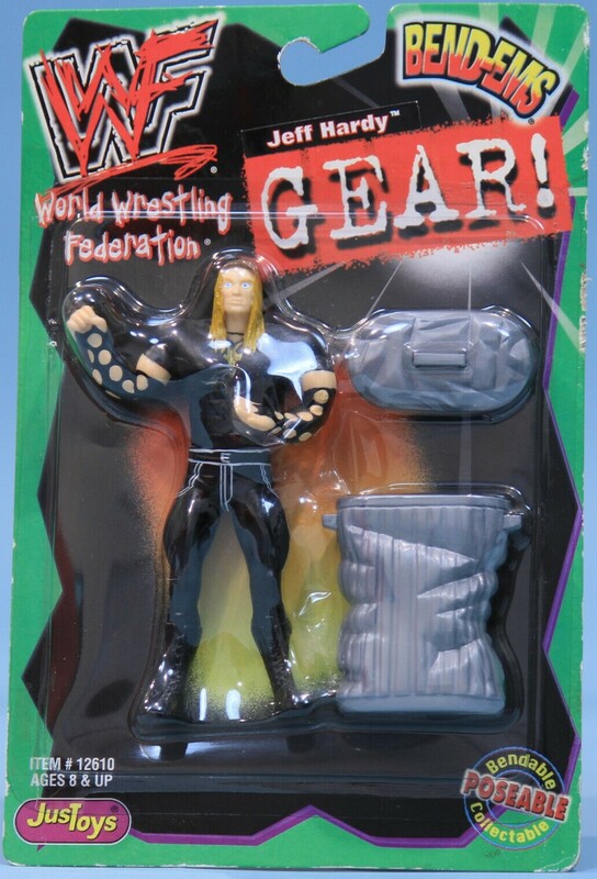 WWF Just Toys Bend-Ems Gear! Jeff Hardy Action & Toy Figures PWcatalog