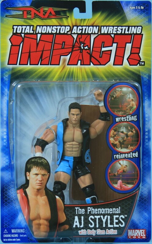 TNA/Impact Wrestling Marvel Toys Best of TNA Wrestling Impact! 2 "The Phenomenal" AJ Styles Action & Toy Figures PWcatalog