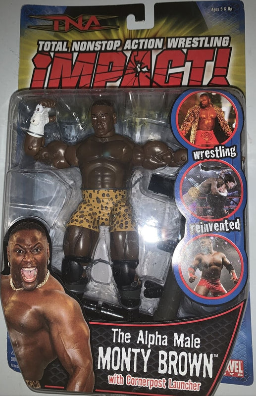 TNA/Impact Wrestling Marvel Toys Best of TNA Wrestling Impact! 2 "The Alpha Male" Monty Brown Action & Toy Figures PWcatalog