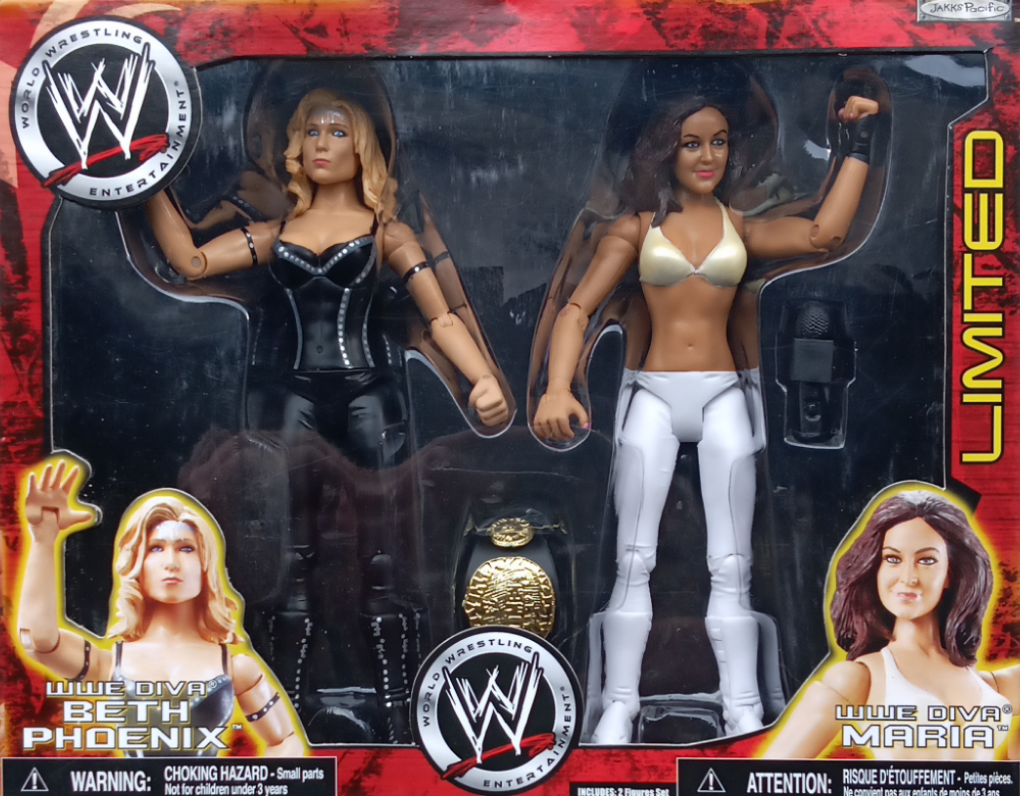 WWE Jakks Pacific Multipack: Beth Phoenix & Maria Action & Toy Figures PWcatalog