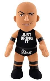 WWE Uncanny Brands Bleacher Creatures 4 The Rock Action & Toy Figures PWcatalog