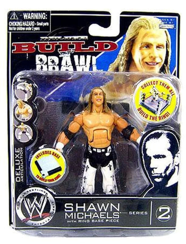 WWE Jakks Pacific Deluxe Build 'N' Brawl 2 Shawn Michaels Action & Toy Figures PWcatalog