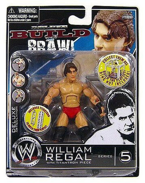 WWE Jakks Pacific Deluxe Build 'N' Brawl 5 William Regal Action & Toy Figures PWcatalog
