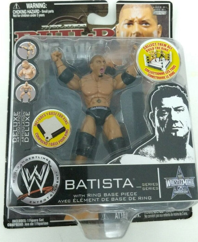 WWE Jakks Pacific Deluxe Build 'N' Brawl WrestleMania XXV Batista Action & Toy Figures PWcatalog