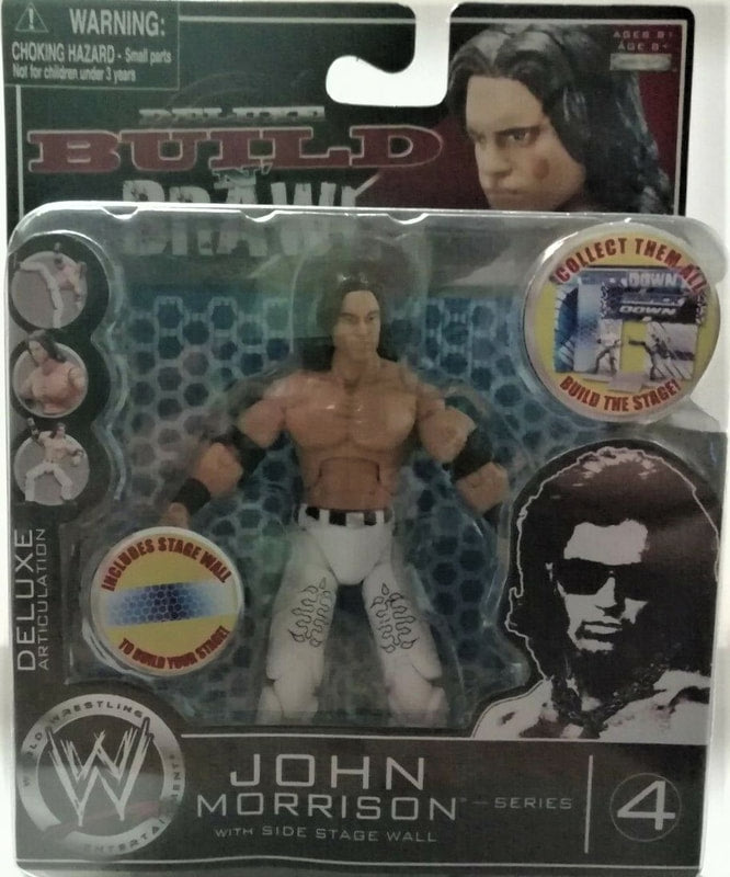 WWE Jakks Pacific Deluxe Build 'N' Brawl 4 John Morrison Action & Toy Figures PWcatalog