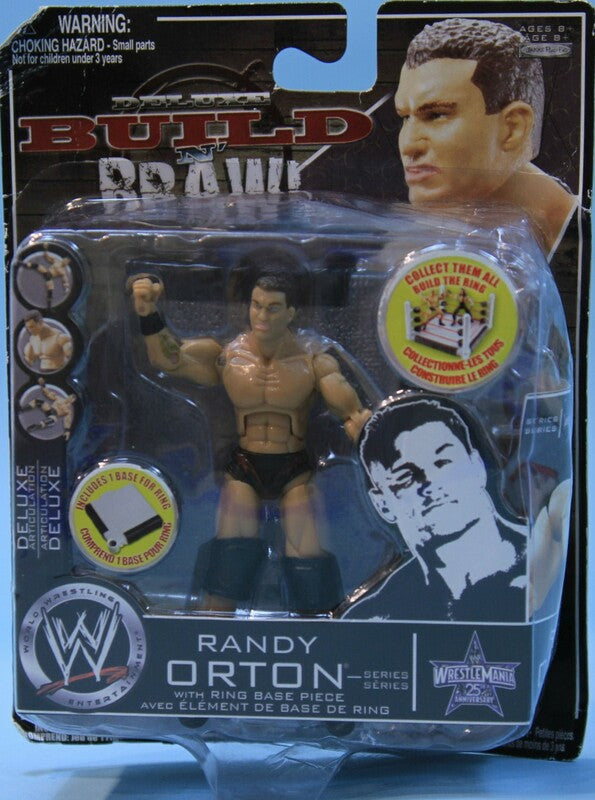 WWE Jakks Pacific Deluxe Build 'N' Brawl WrestleMania XXV Randy Orton Action & Toy Figures PWcatalog