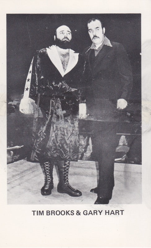 Tim Brooks w/Gary Hart Boyd Pierce 3.5x5" Promo Photo PWcatalog