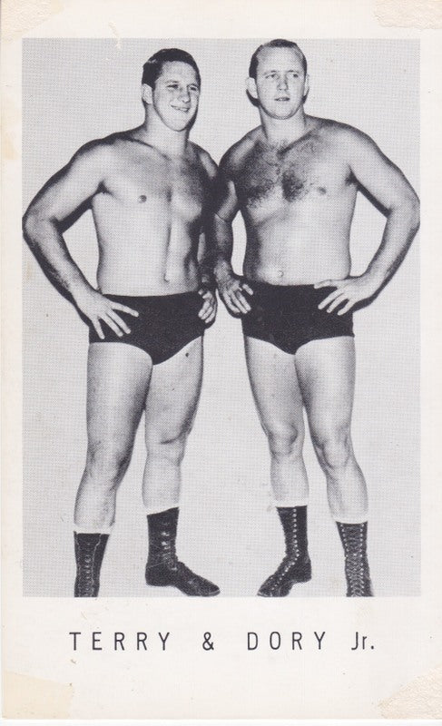 Terry Dory Funk Jr. Boyd Pierce 3.5x5" Promo Photo PWcatalog