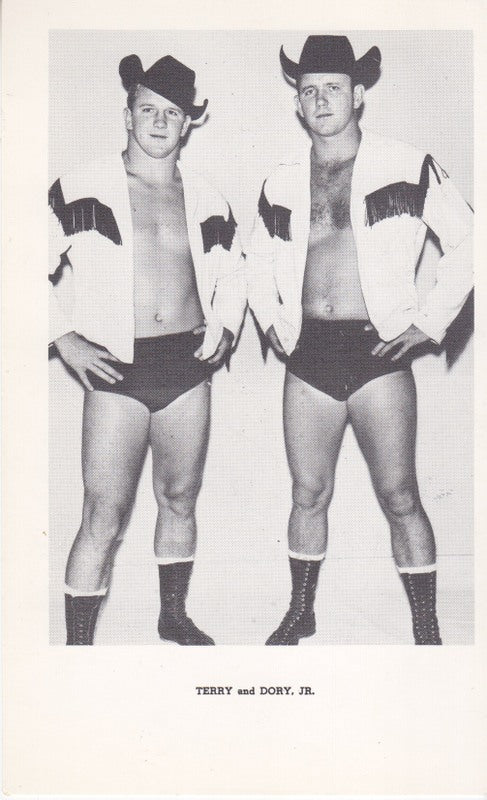 Terry Dory Funk Jr. Boyd Pierce 3.5x5" Promo Photo PWcatalog