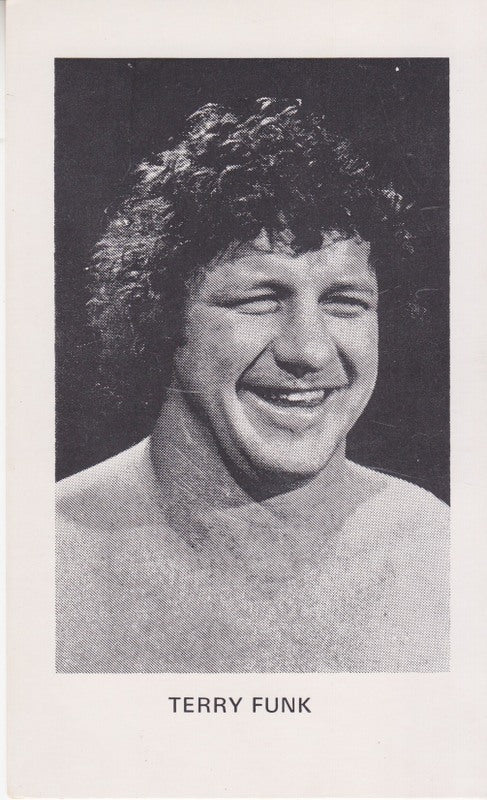 Terry Funk Boyd Pierce 3.5x5" Promo Photo PWcatalog
