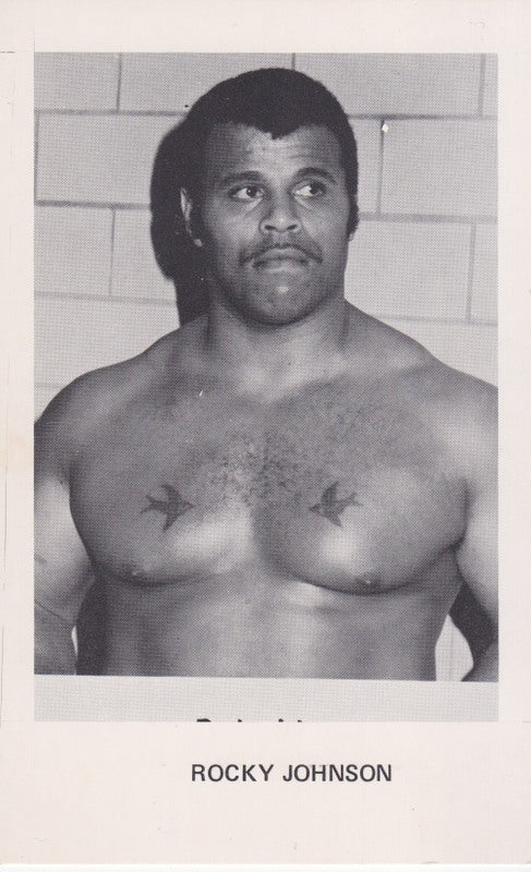 Rocky Johnson Boyd Pierce 3.5x5" Promo Photo PWcatalog