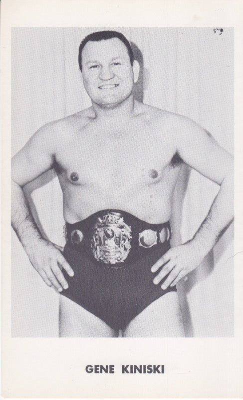 Gene Kiniski Boyd Pierce 3.5x5" Promo Photo PWcatalog
