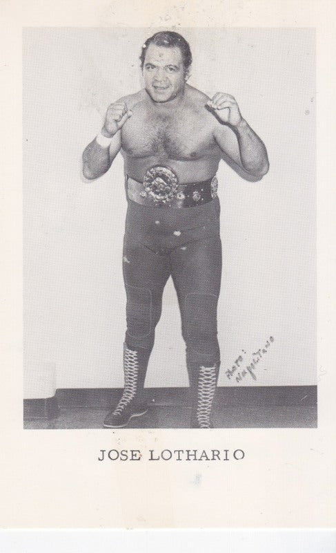 Jose Lothario Boyd Pierce 3.5x5" Promo Photo PWcatalog
