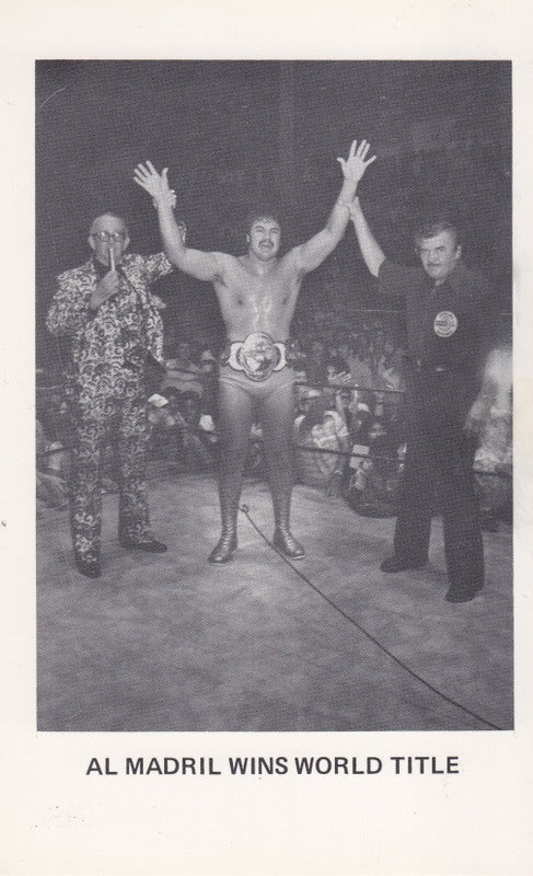 Alberto Madril Boyd Pierce 3.5x5" Promo Photo PWcatalog