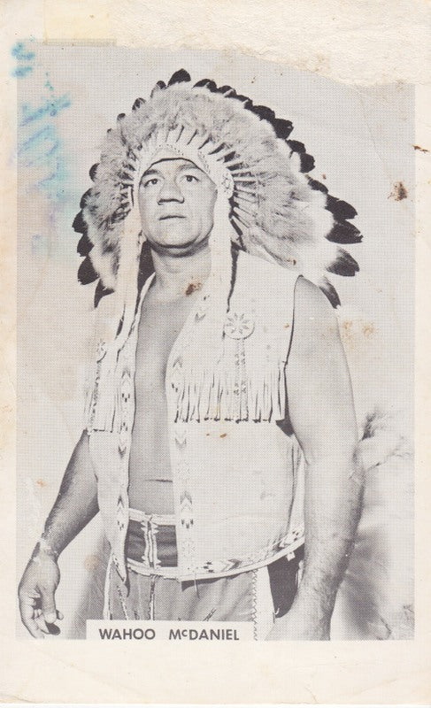 Wahoo McDaniel Boyd Pierce 3.5x5" Promo Photo PWcatalog