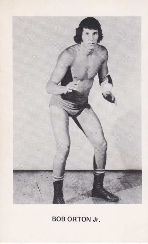 Bob Orton Jr. Boyd Pierce 3.5x5" Promo Photo PWcatalog