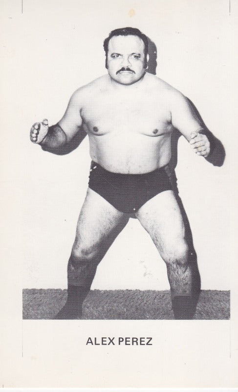 Alex Perez Boyd Pierce 3.5x5" Promo Photo PWcatalog