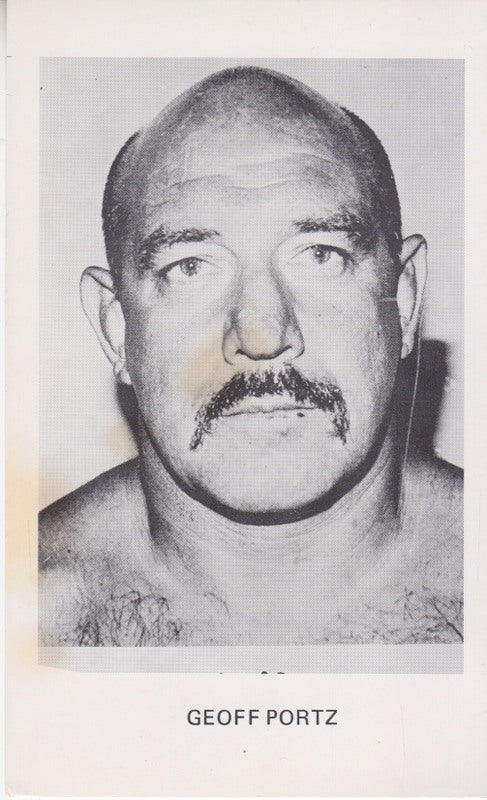 Geoff Portz Boyd Pierce 3.5x5" Promo Photo PWcatalog