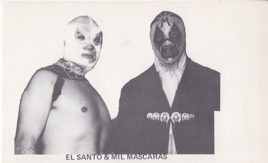 El Santo Mil Mascaras Boyd Pierce 3.5x5" Promo Photo PWcatalog