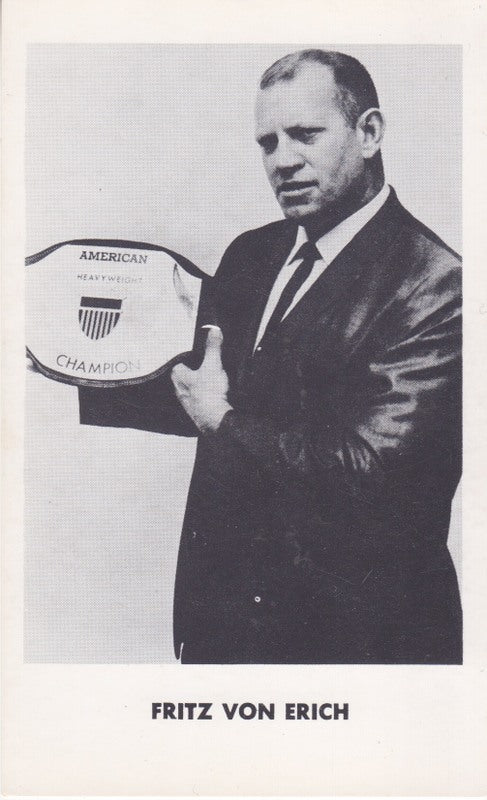 Fritz Von Erich Boyd Pierce 3.5x5" Promo Photo PWcatalog