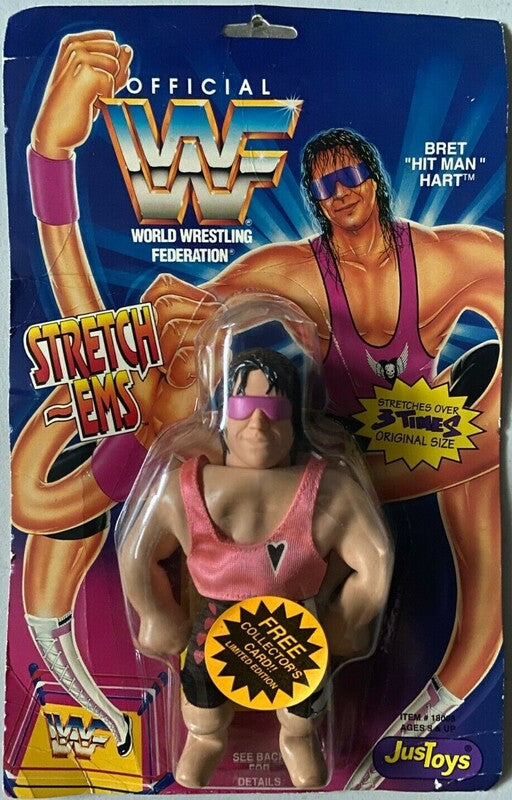 WWF Just Toys Stretch-Ems Bret "Hit Man" Hart Action & Toy Figures PWcatalog