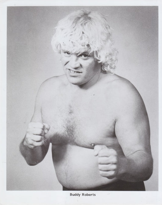 1980's WCCW Buddy Roberts Promo Photo PWcatalog