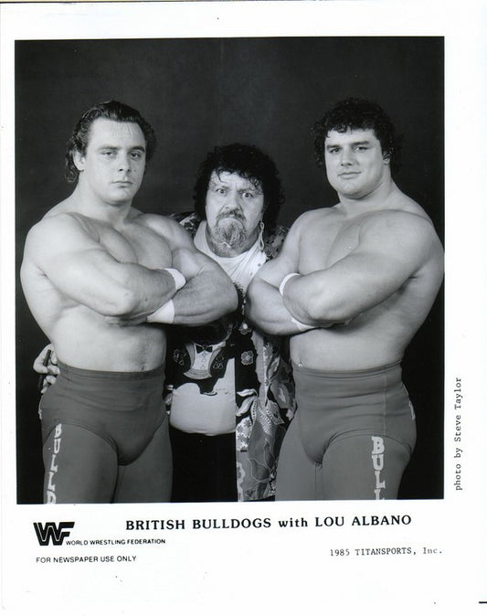 1985 British Bulldogs w/Lou Albano (RARE)