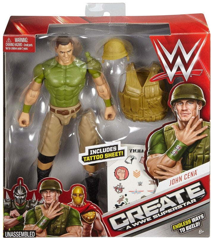 WWE Mattel Create a WWE Superstar 2 John Cena Action & Toy Figures PWcatalog