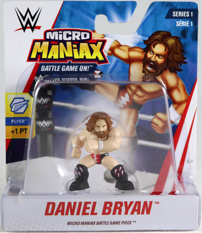 WWE Wicked Cool Toys Micro Maniax 1 Daniel Bryan Micro Maniax Battle Game Piece Action & Toy Figures PWcatalog