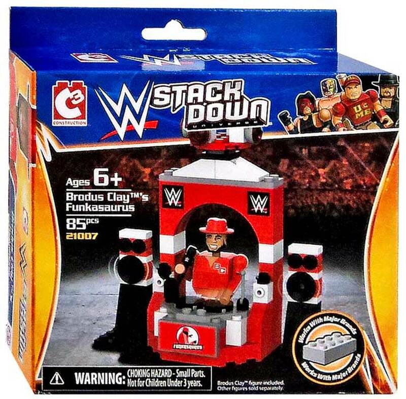 WWE Bridge Direct StackDown 2 Brodus Clay's Funkasaurus Action & Toy Figures PWcatalog