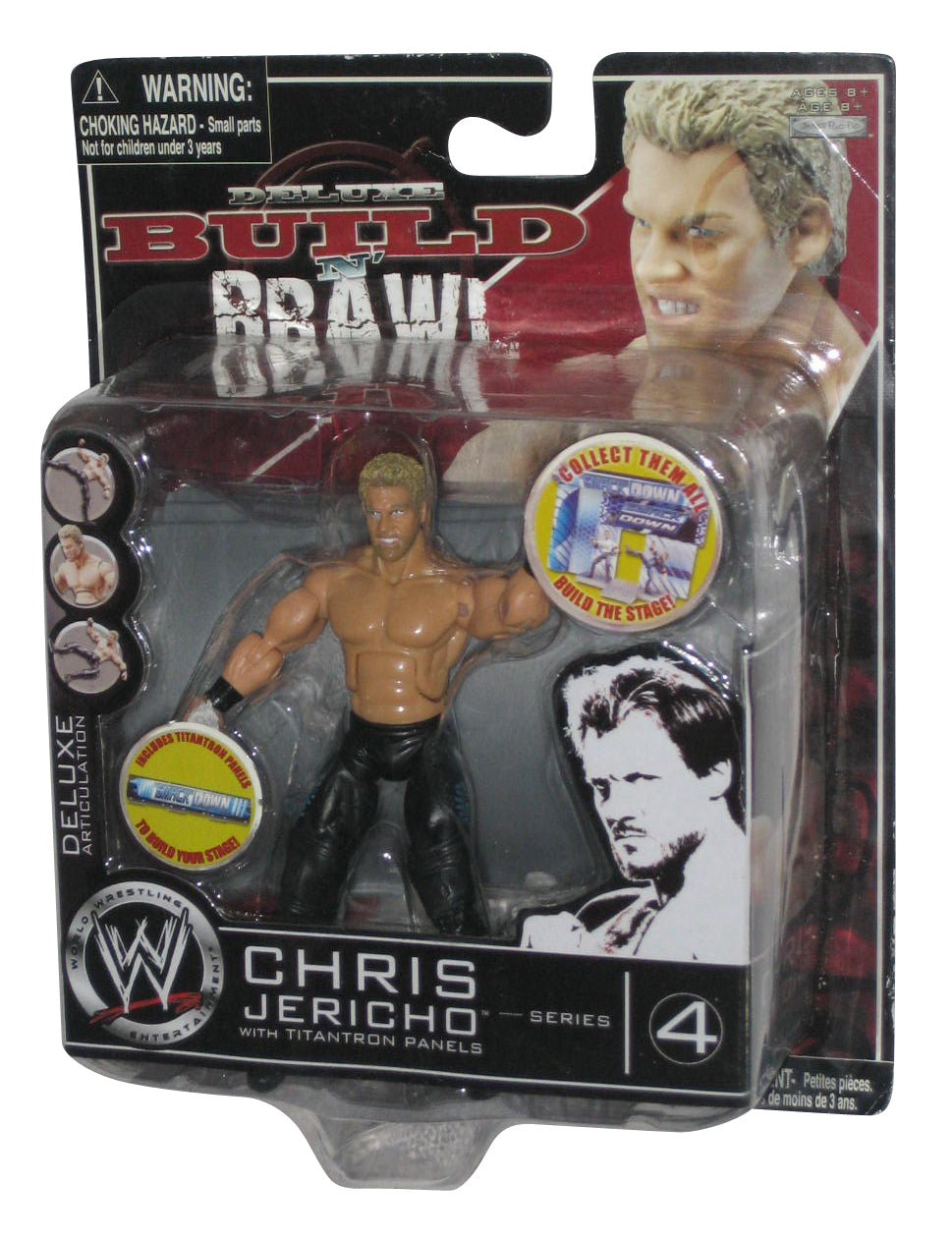 WWE Jakks Pacific Deluxe Build 'N' Brawl 4 Chris Jericho Action & Toy Figures PWcatalog
