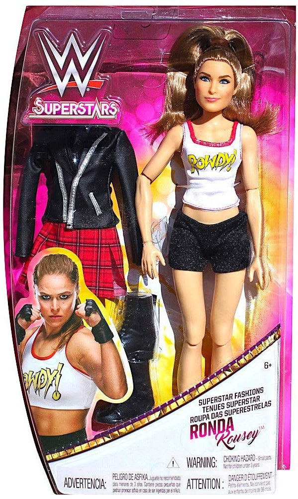 WWE Mattel Superstar Fashions 12-Inch Ronda Rousey Action & Toy Figures PWcatalog